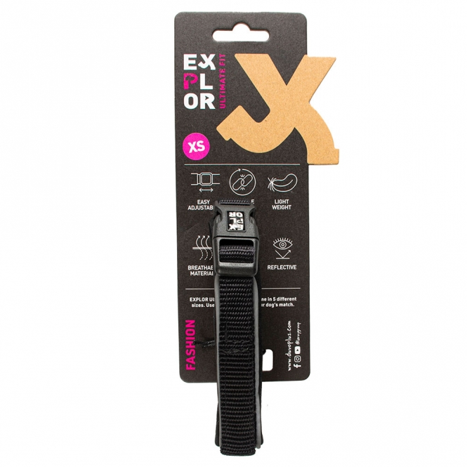Duvoplus EXPLOR Ultimate Fit Comfy Halsband Fashion - granite black - L - 45-51cm – Bild 3