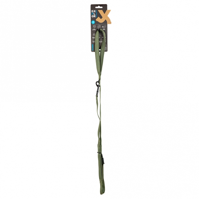 Duvoplus EXPLOR Ultimate Fit On-The-Road-Leine Classic - Undercover Green - 130cm - 25mm – Bild 3