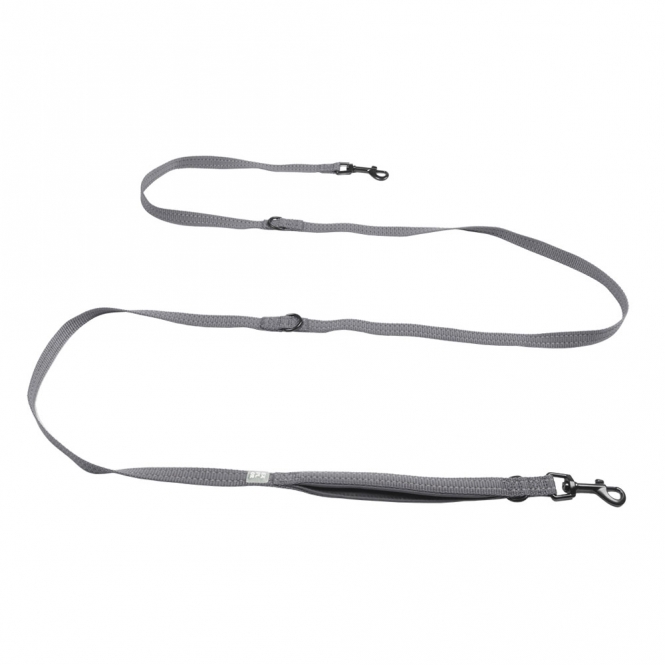 Duvoplus Trainingsleine EXPLOR Ultimate Fit Safety - Silver Reflective - 220cm - 16mm