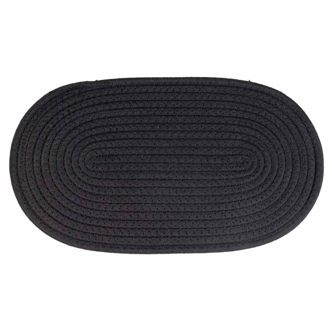 D&D Napfunterlage Phil - Schwarz - 55 x 32 cm