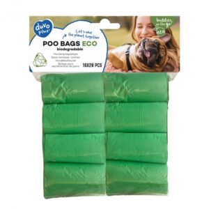 Duvoplus Hundekotbeutel eco - grün - 16 x 20 Stück