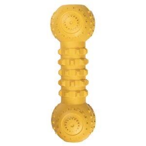 Duvoplus Kauspielzeug Griplay Dumbbell - Gelb