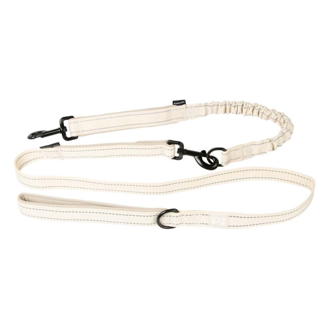 Duvoplus EXPLOR Ultimate Fit 2in1 Leine Fashion - antique white - 180cm - 25mm